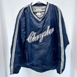 DaimlerChrysler Pullover V Neck‎ Drawstring Jersey Lined 2005 Read